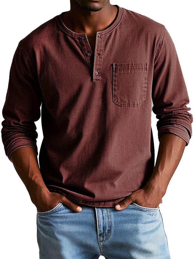Thomas | Camicia Vintage a Maniche Lunghe