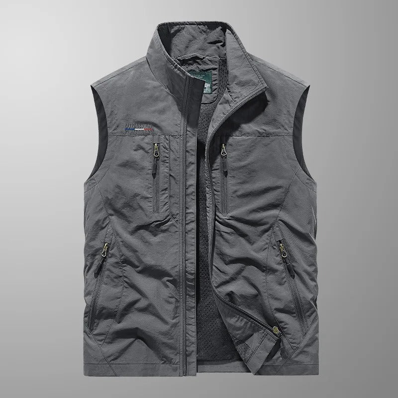 Casper – Gilet Cargo Traspirante Multitasche