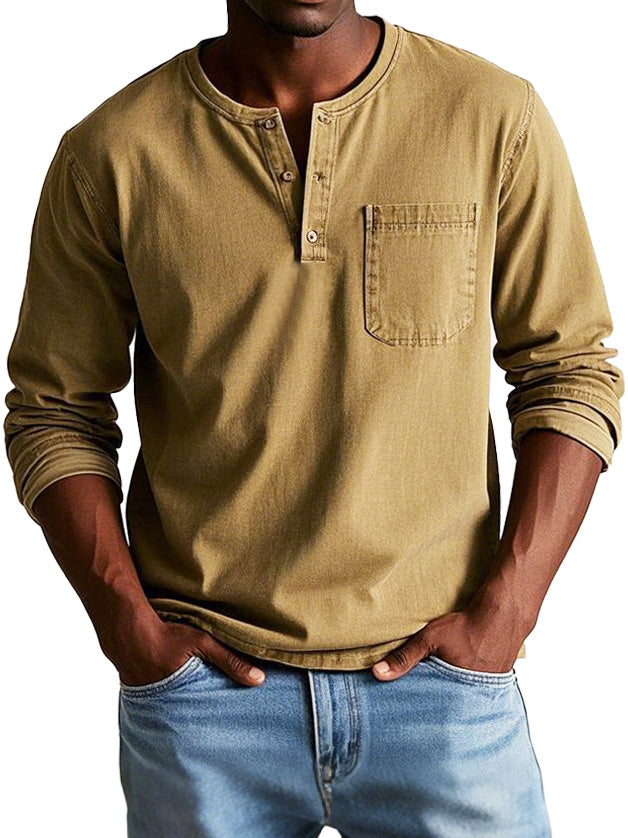 Thomas | Camicia Vintage a Maniche Lunghe
