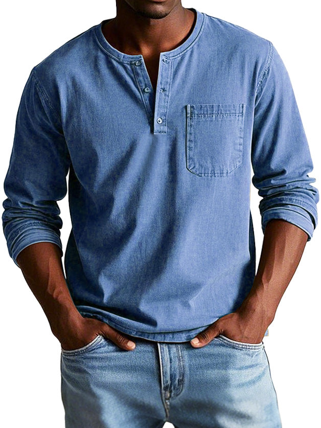 Thomas | Camicia Vintage a Maniche Lunghe