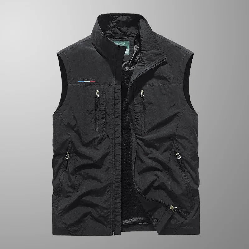 Casper – Gilet Cargo Traspirante Multitasche