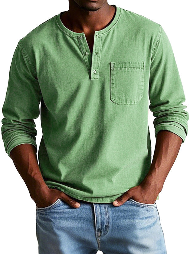 Thomas | Camicia Vintage a Maniche Lunghe