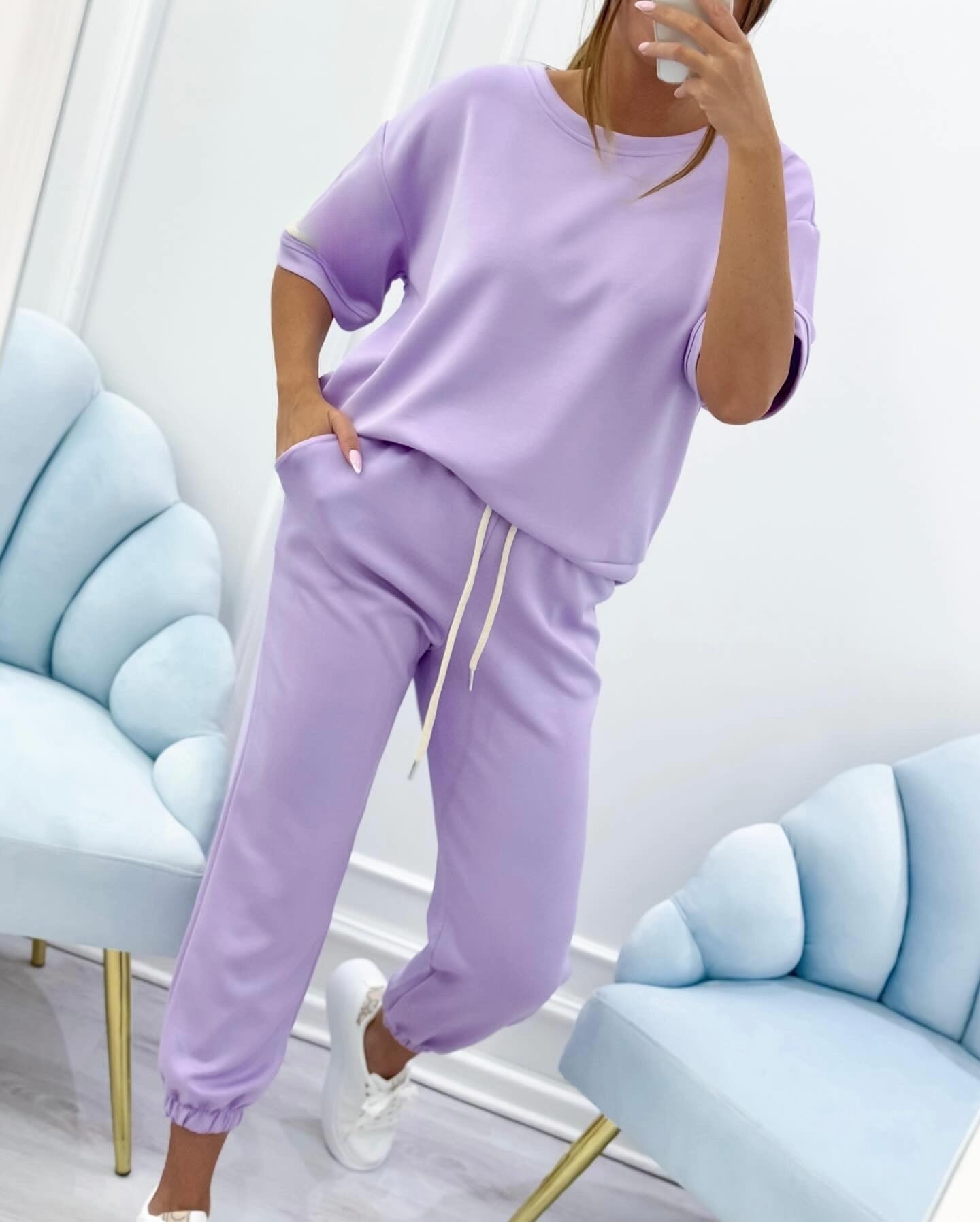 Silvina - Set Due Pezzi Con Camicia A Maniche Corte