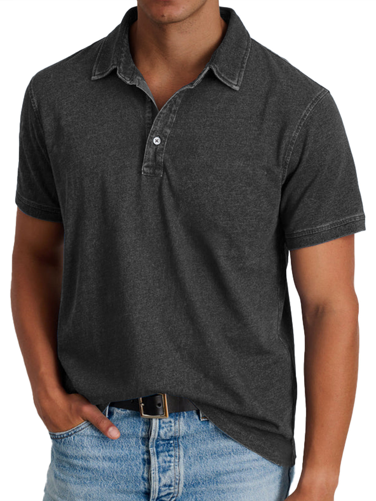 George - Polo Da Uomo Con Colletto