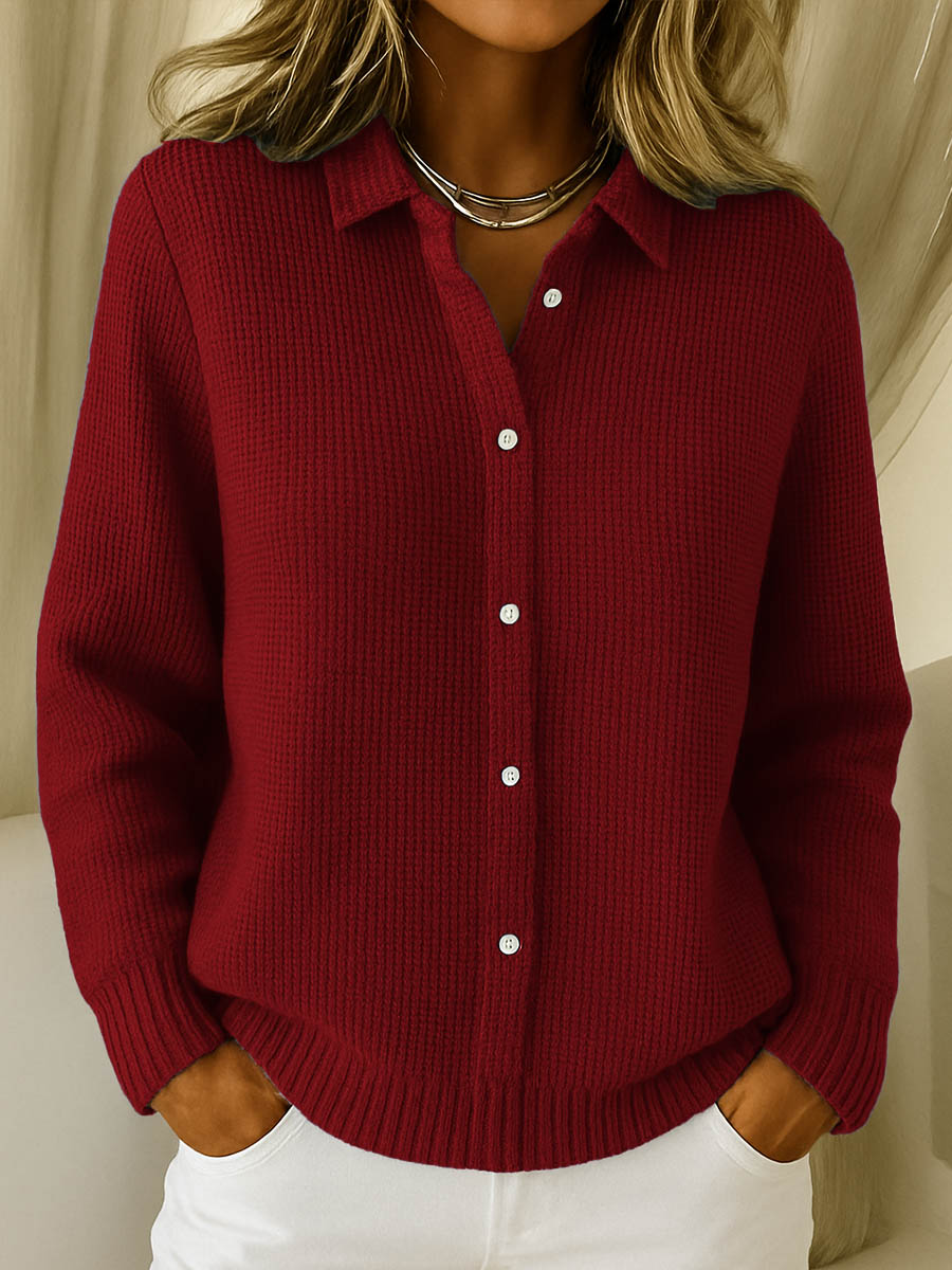 Maeve | Cardigan Classico In Maglia Con Bottoni