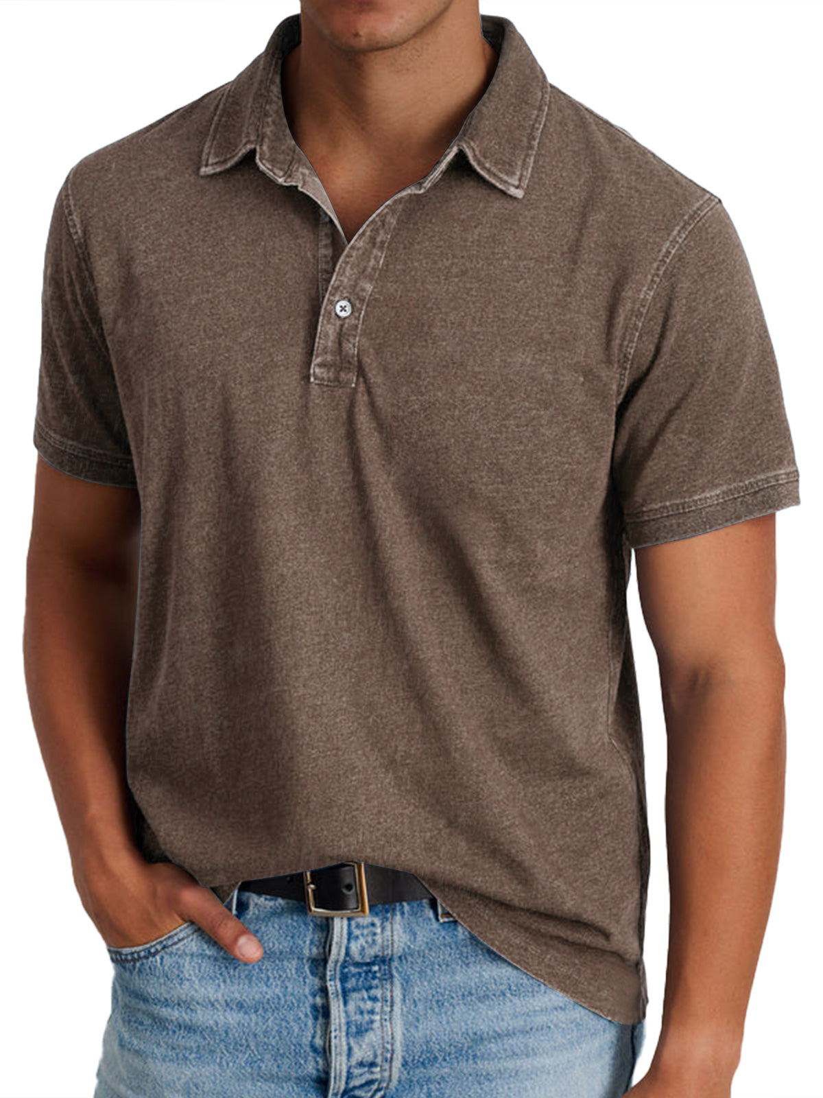 George - Polo Da Uomo Con Colletto