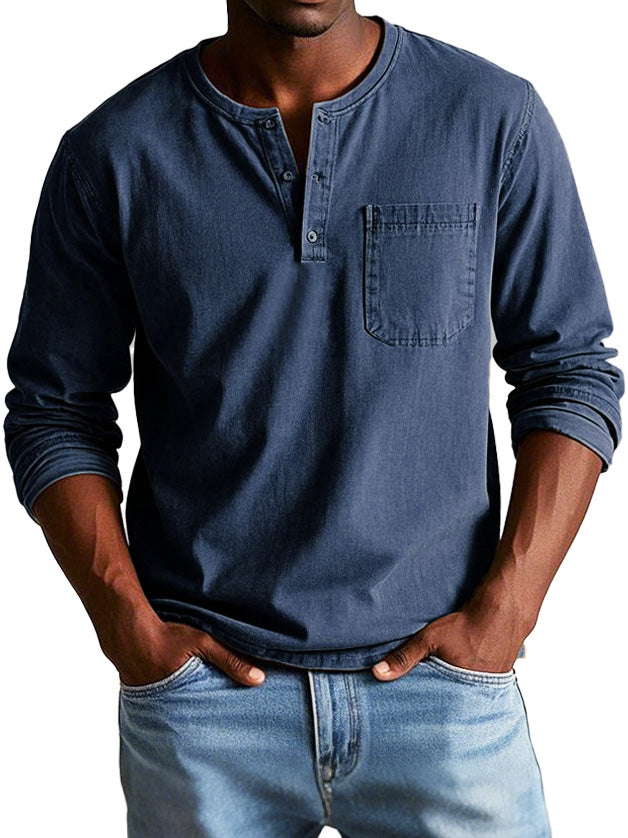 Thomas | Camicia Vintage a Maniche Lunghe