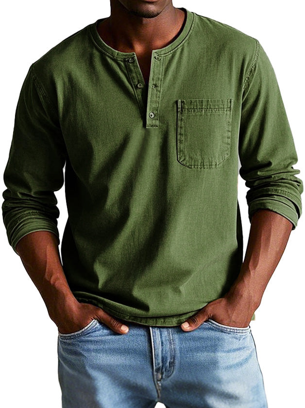 Thomas | Camicia Vintage a Maniche Lunghe