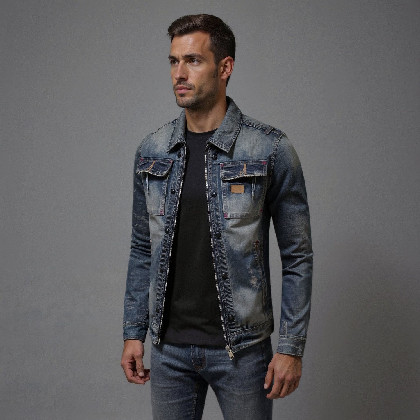 Carl - Giacca Di Jeans Rétro
