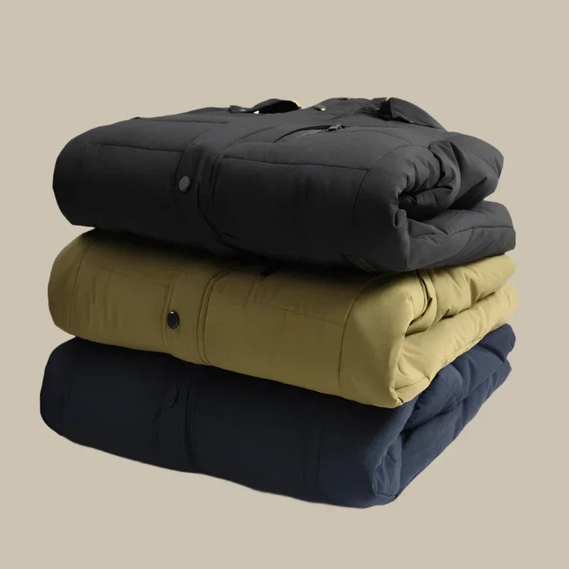 Barbor | Giacca Invernale Lunga e Calda Impermeabile Da Uomo