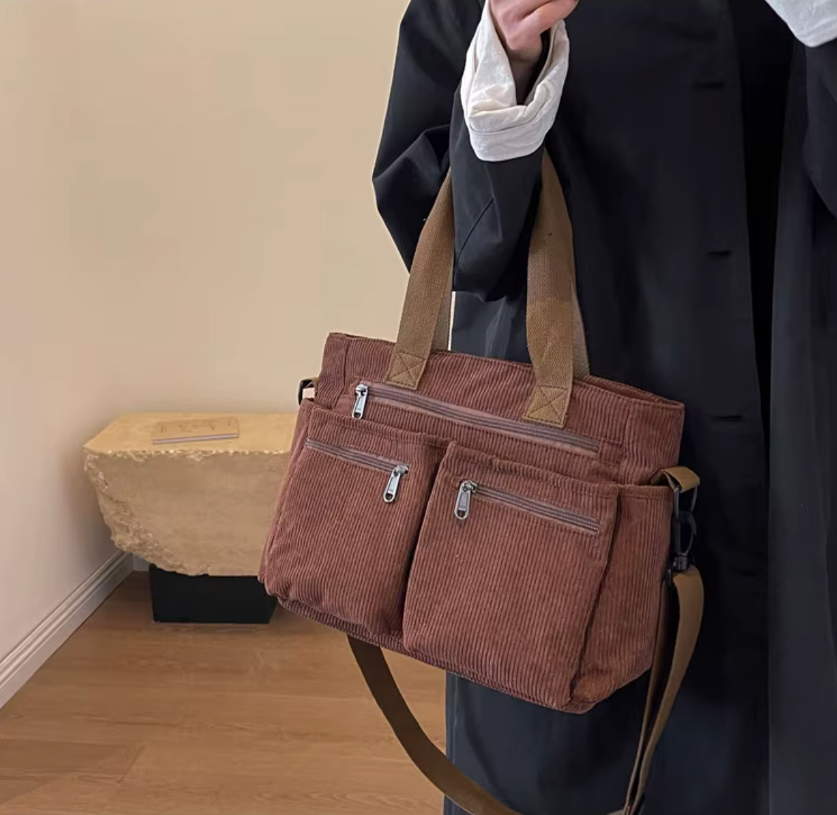 Bani | Borsa A Tracolla Con Diverse Tasche