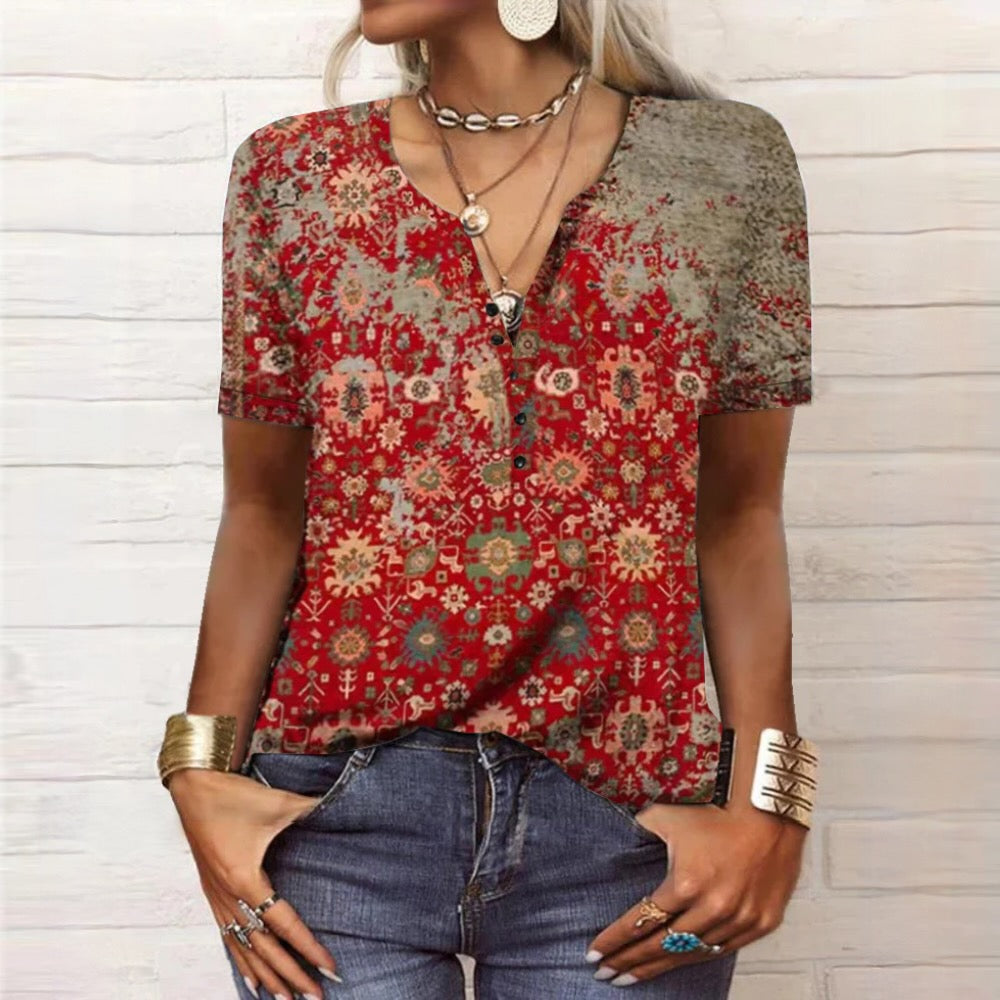 Gaia | Blusa Estiva Elegante Qualita' Premium