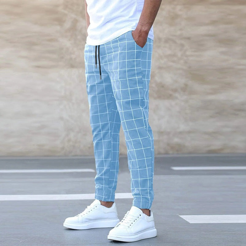 Colombo | Pantaloni Jogger A Quadri Da Uomo