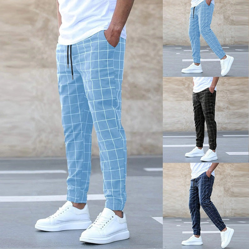 Colombo | Pantaloni Jogger A Quadri Da Uomo