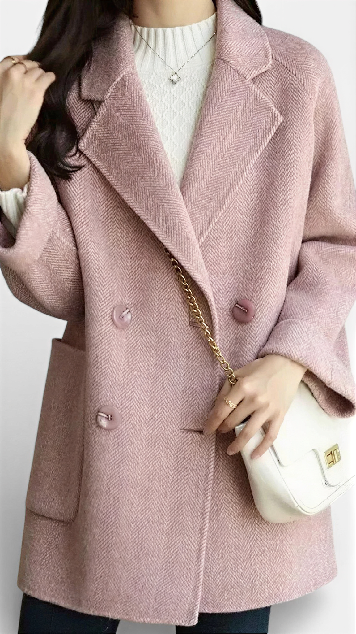 Eliara | Cappotto Doppiopetto Elegante Da Donna
