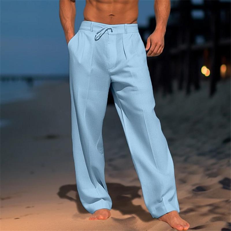 Andrei - Pantaloni in Lino Semplice