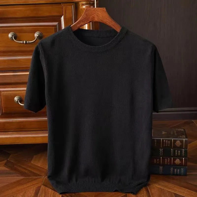 Aurelio – T Shirt In Cashmere Da Uomo