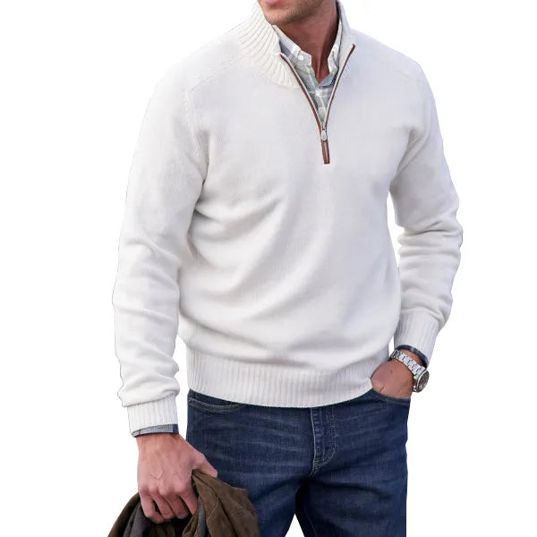 Adrian | Maglione Con Cerniera In Cashmere