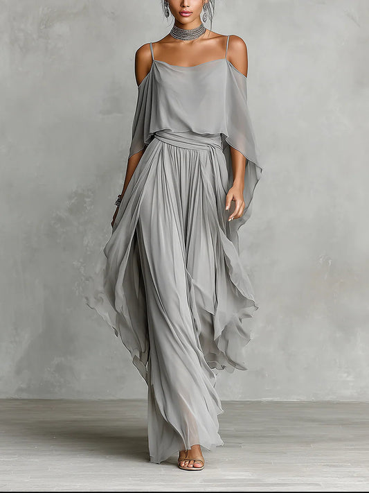 Paola – Completo Leggero Con Spalle Scoperte