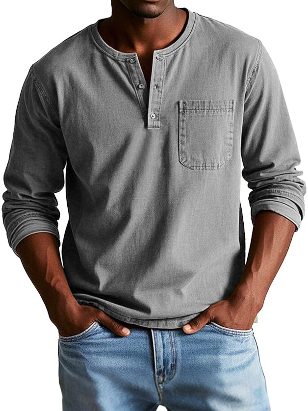 Thomas | Camicia Vintage a Maniche Lunghe