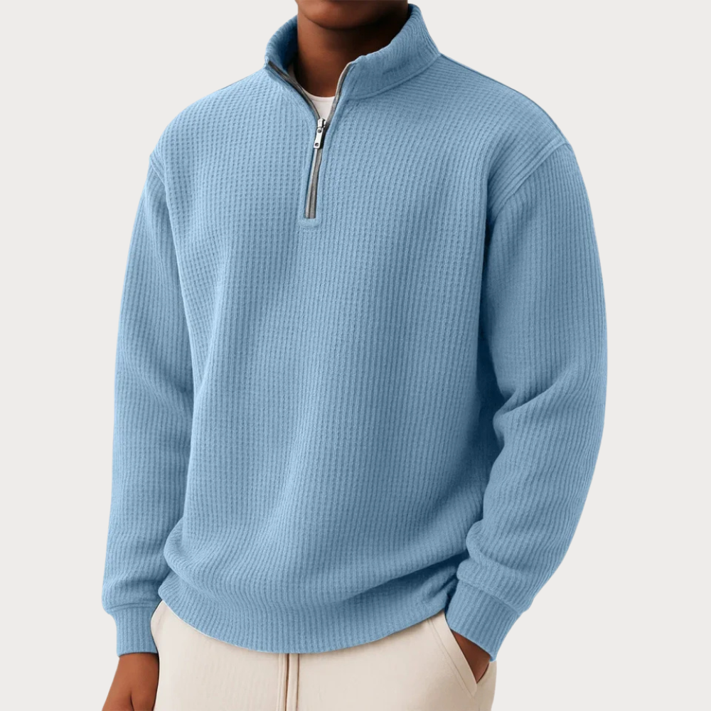 Daan | Felpa Con Zip Dal Comfort Quotidiano E Dallo Stile Intramontabile