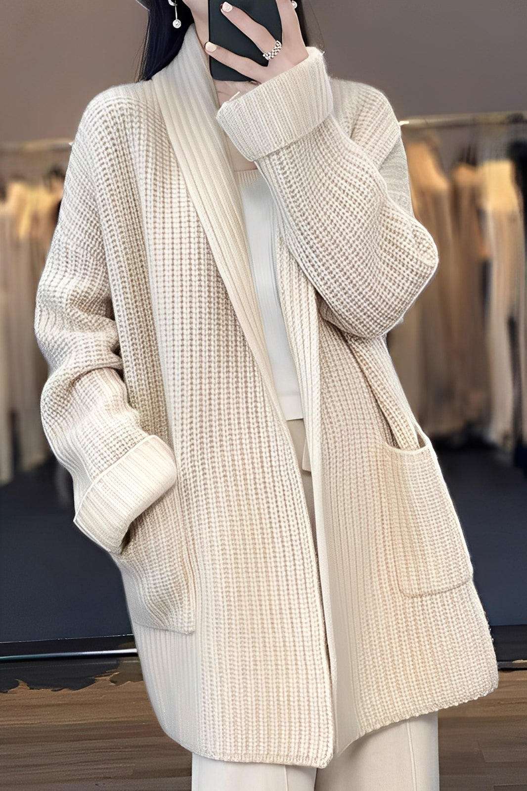Suzanna - Cardigan Lungo Ed Elegante Per Donne