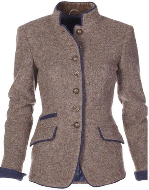 Victoria – Cardigan Elegante Con Colletto Alto