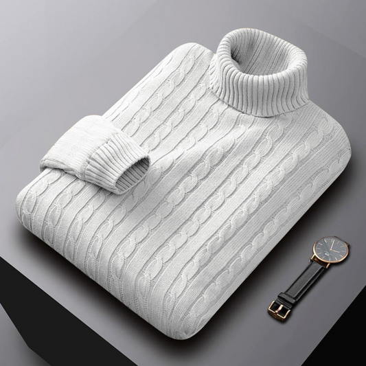 Zane | Maglione a Collo Alto Elegante