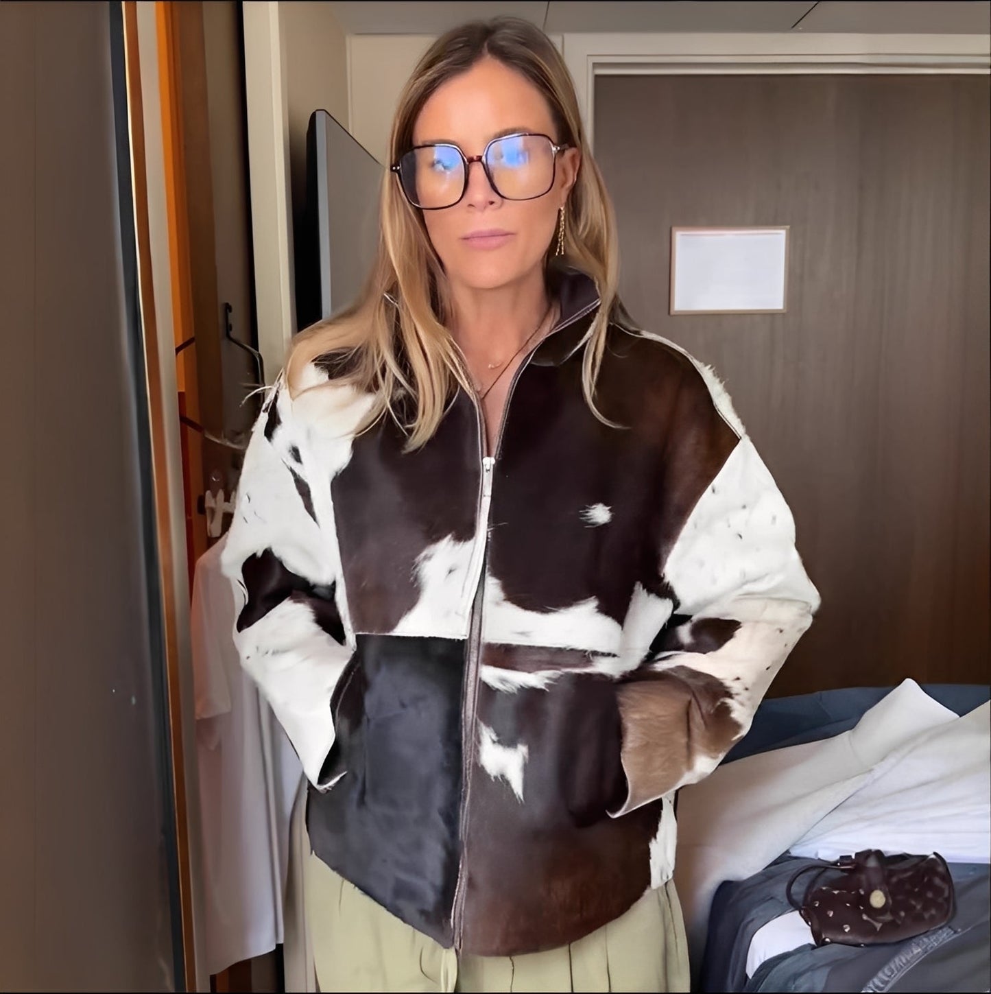 Sharmaine - Giacca Sofisticata Con Stampa Per Donna