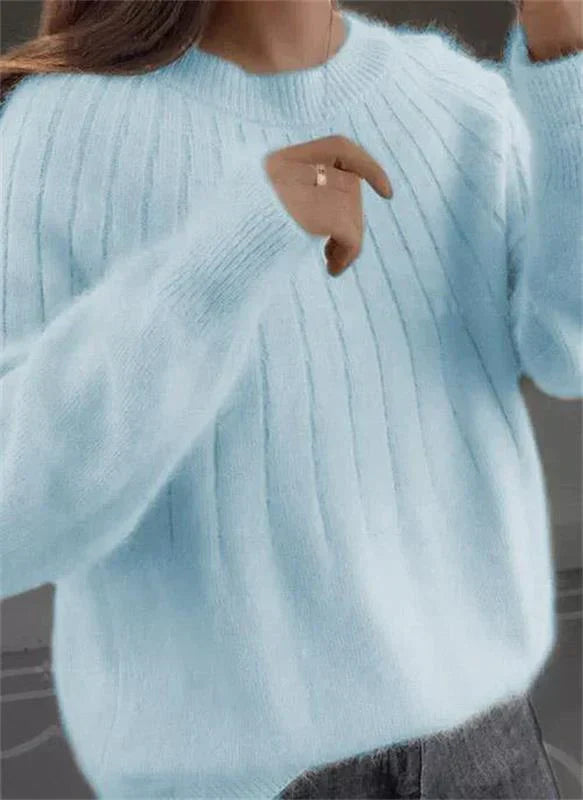 Ania - Soffice Maglione Lavorato a Maglia Di Cashmere
