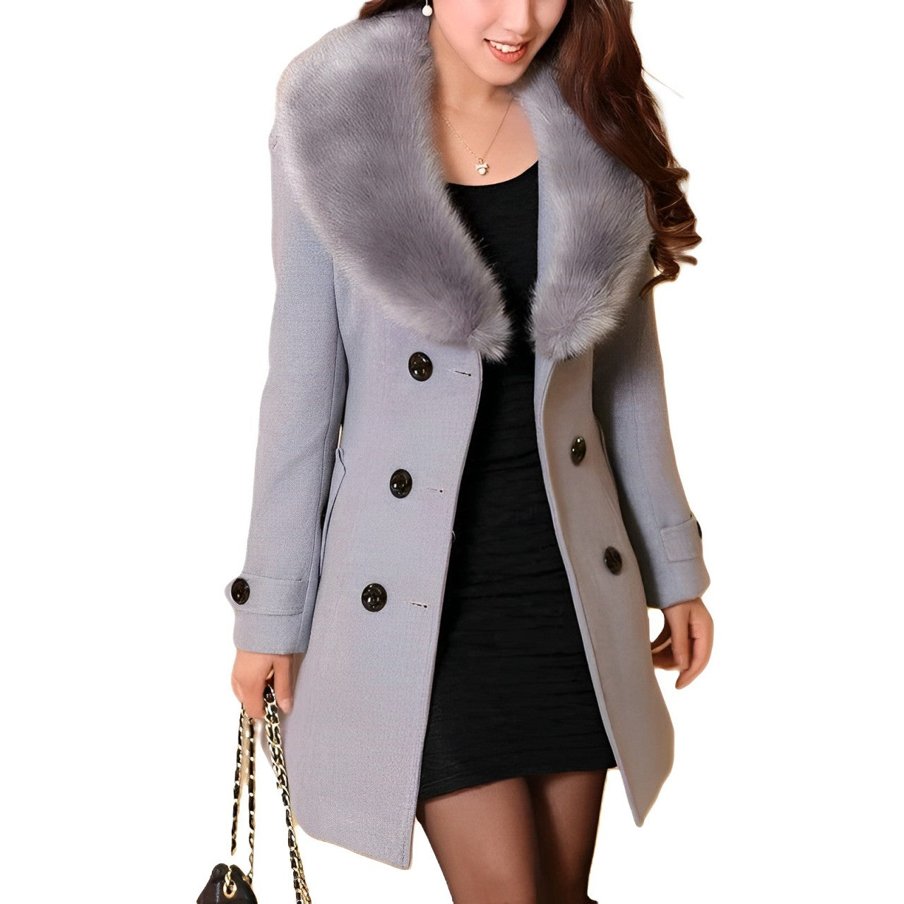 Rachel - Cappotto In Lana Caldo e Raffinato