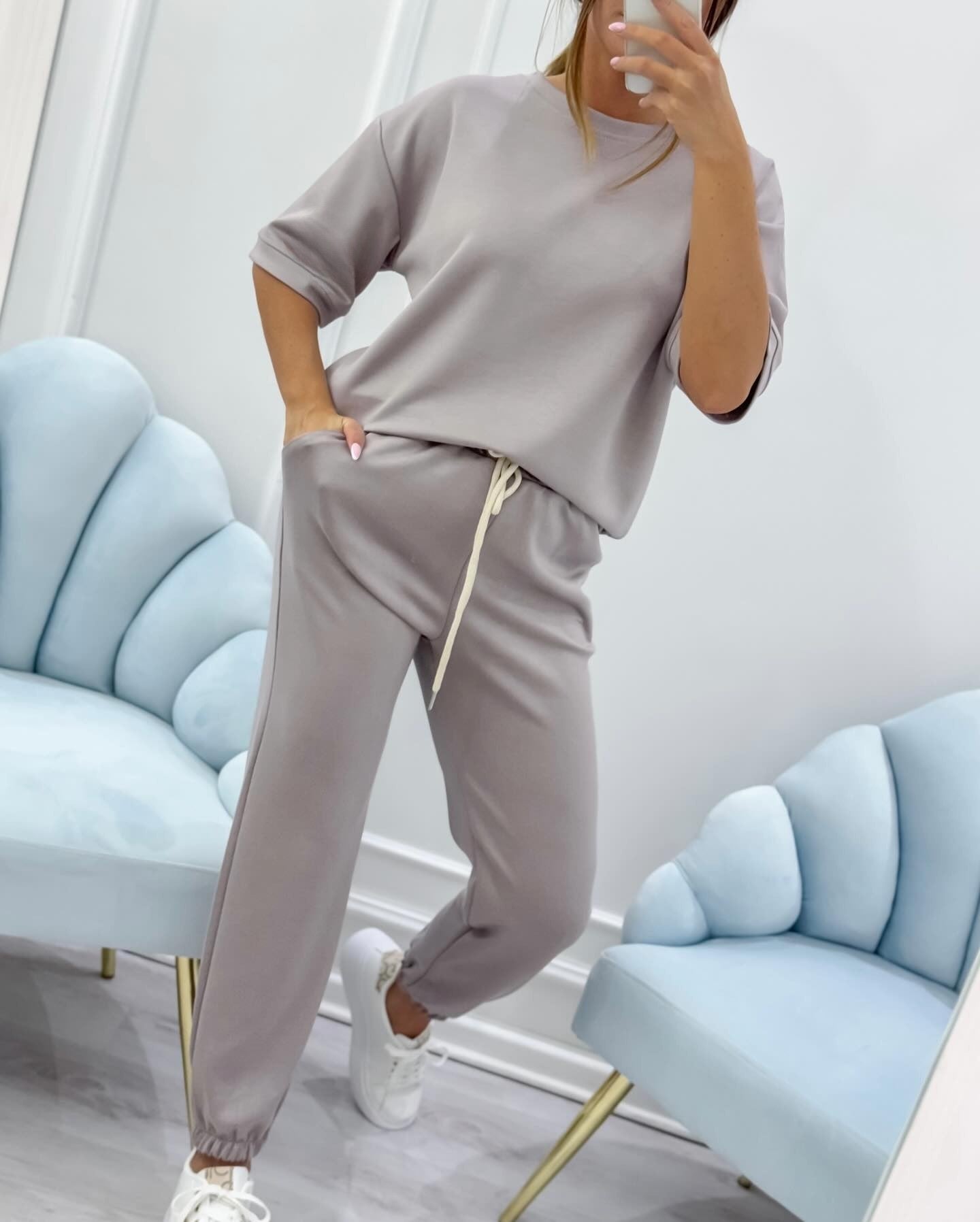 Silvina - Set Due Pezzi Con Camicia A Maniche Corte
