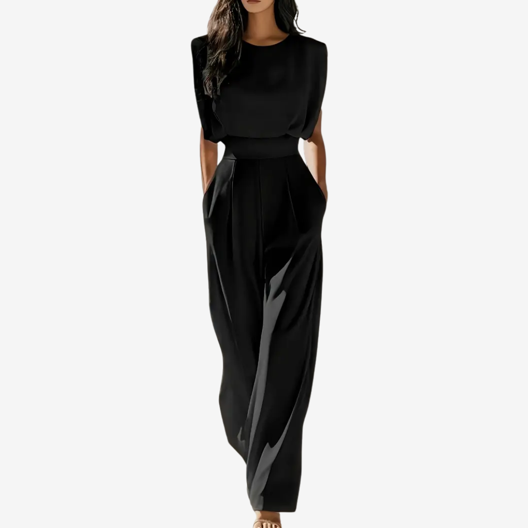 Ariia | Tuta Elegante Con Cintura