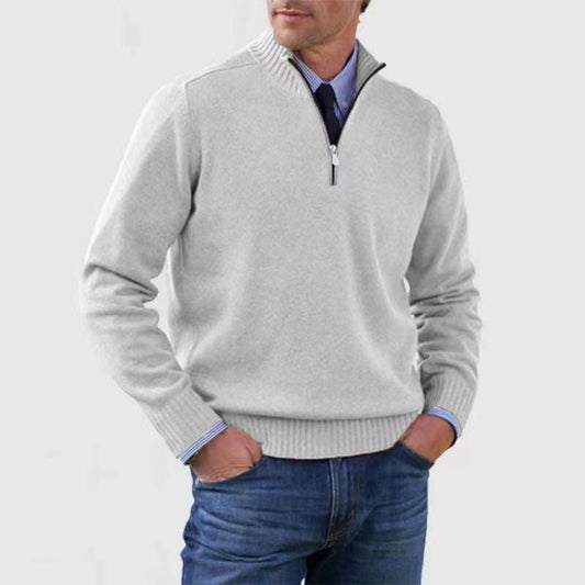 Howard | Maglione Raffinato Con Mezza Zip