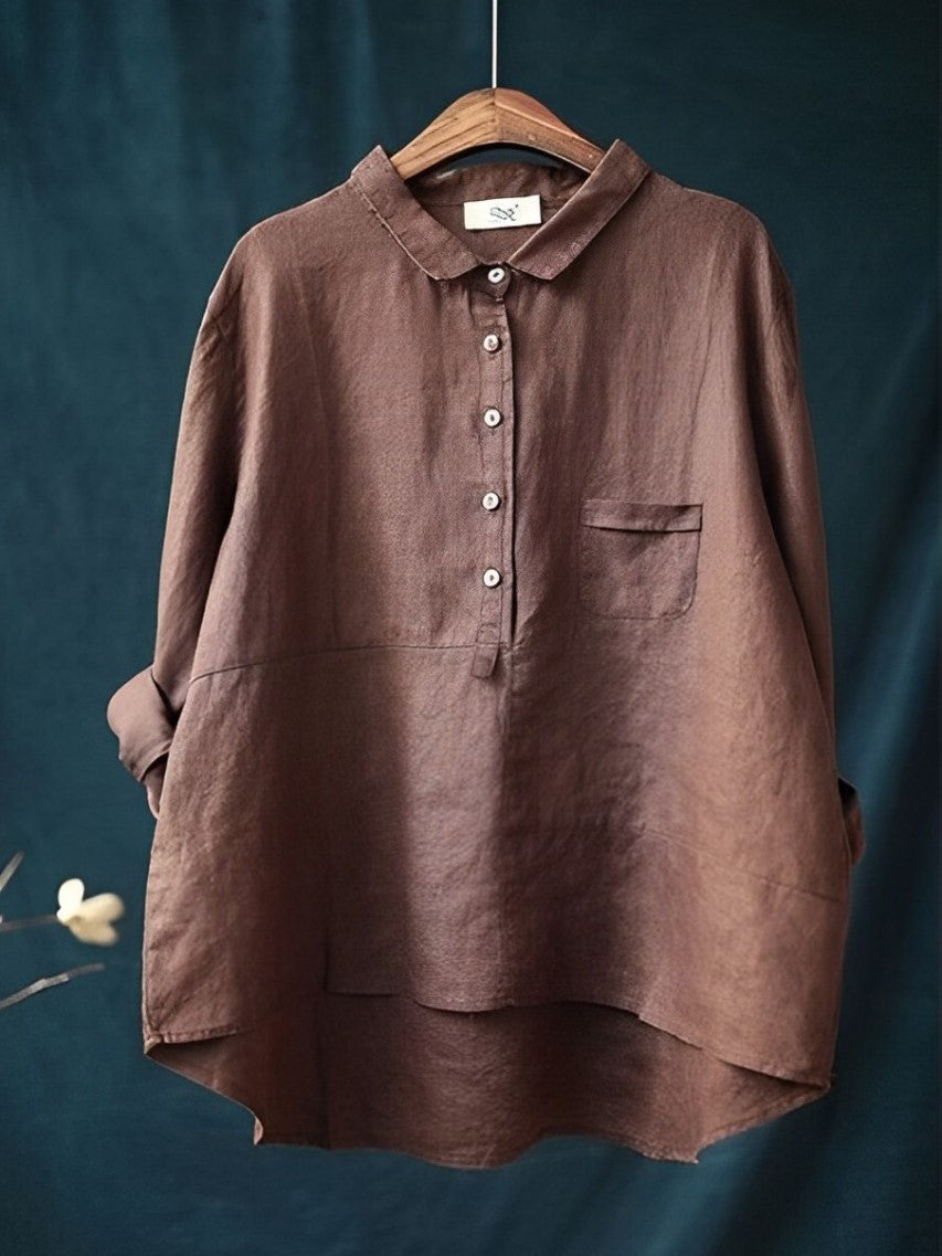 Amelia - Camicia Chic a Maniche Lunghe