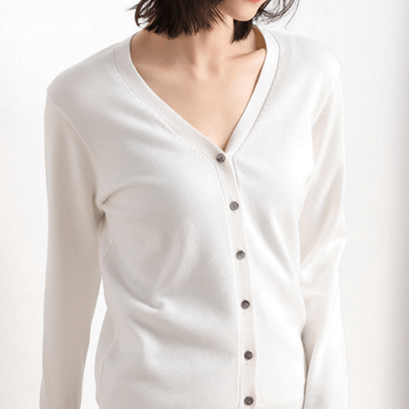 Carlotta | Cardigan In Cotone Artigianale