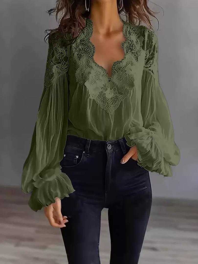 Alba | Blusa Elegance Lace Chic