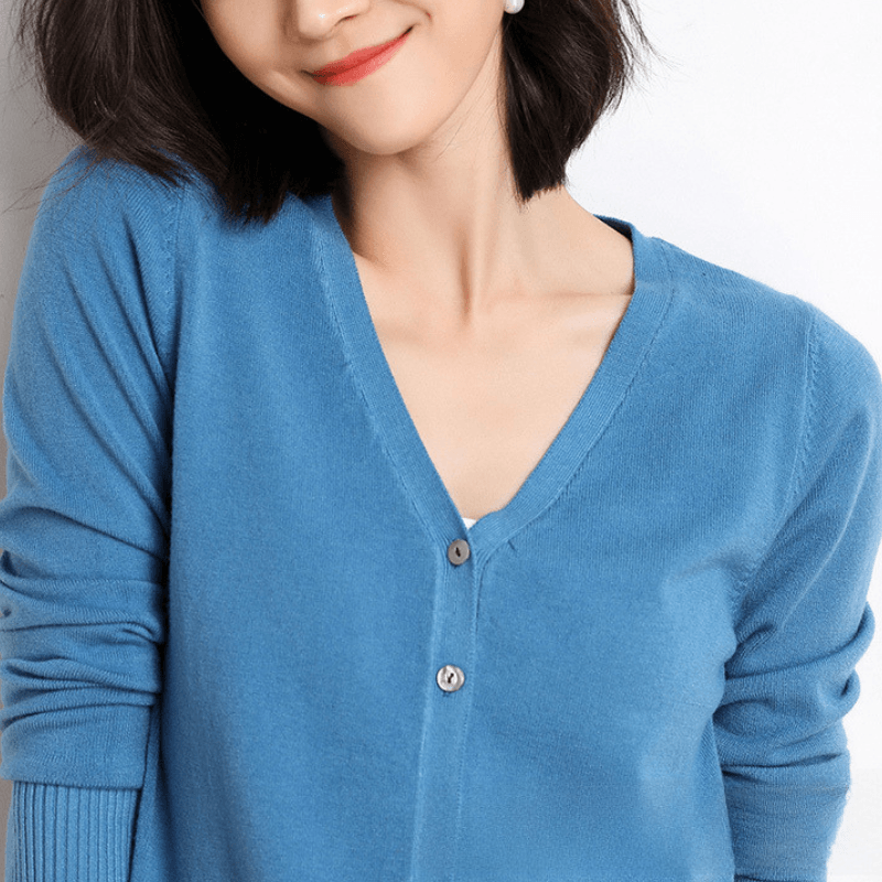 Carlotta | Cardigan In Cotone Artigianale