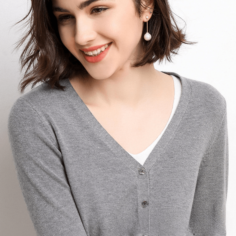 Carlotta | Cardigan In Cotone Artigianale