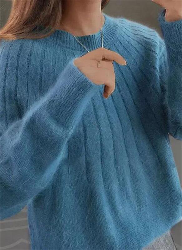 Ania - Soffice Maglione Lavorato a Maglia Di Cashmere