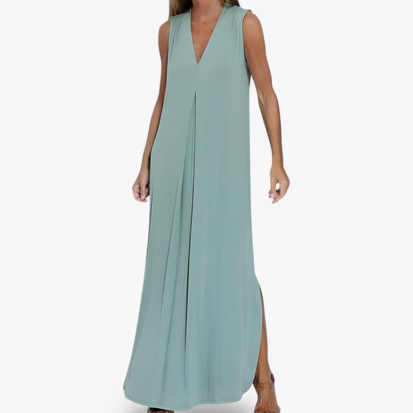 Helen | Abito Lungo Con Cardigan In Omaggio