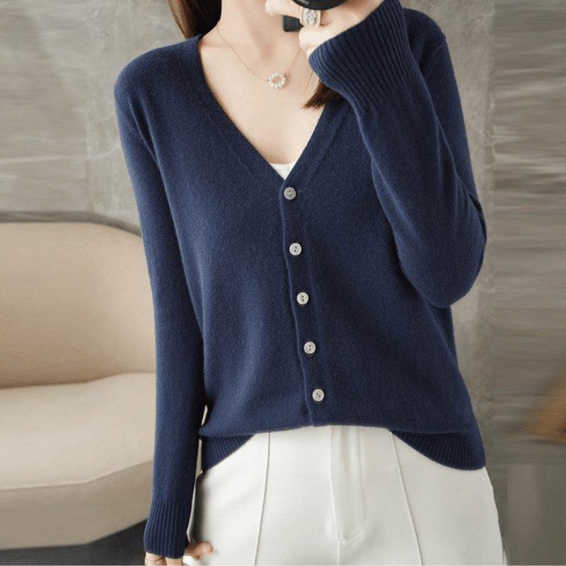 Carlotta | Cardigan In Cotone Artigianale