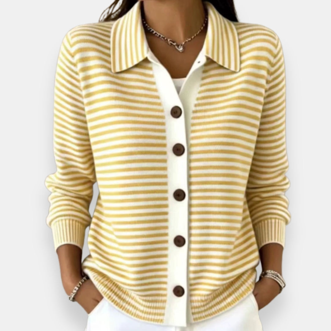 Kerana | Cardigan A Righe Con Bottoni