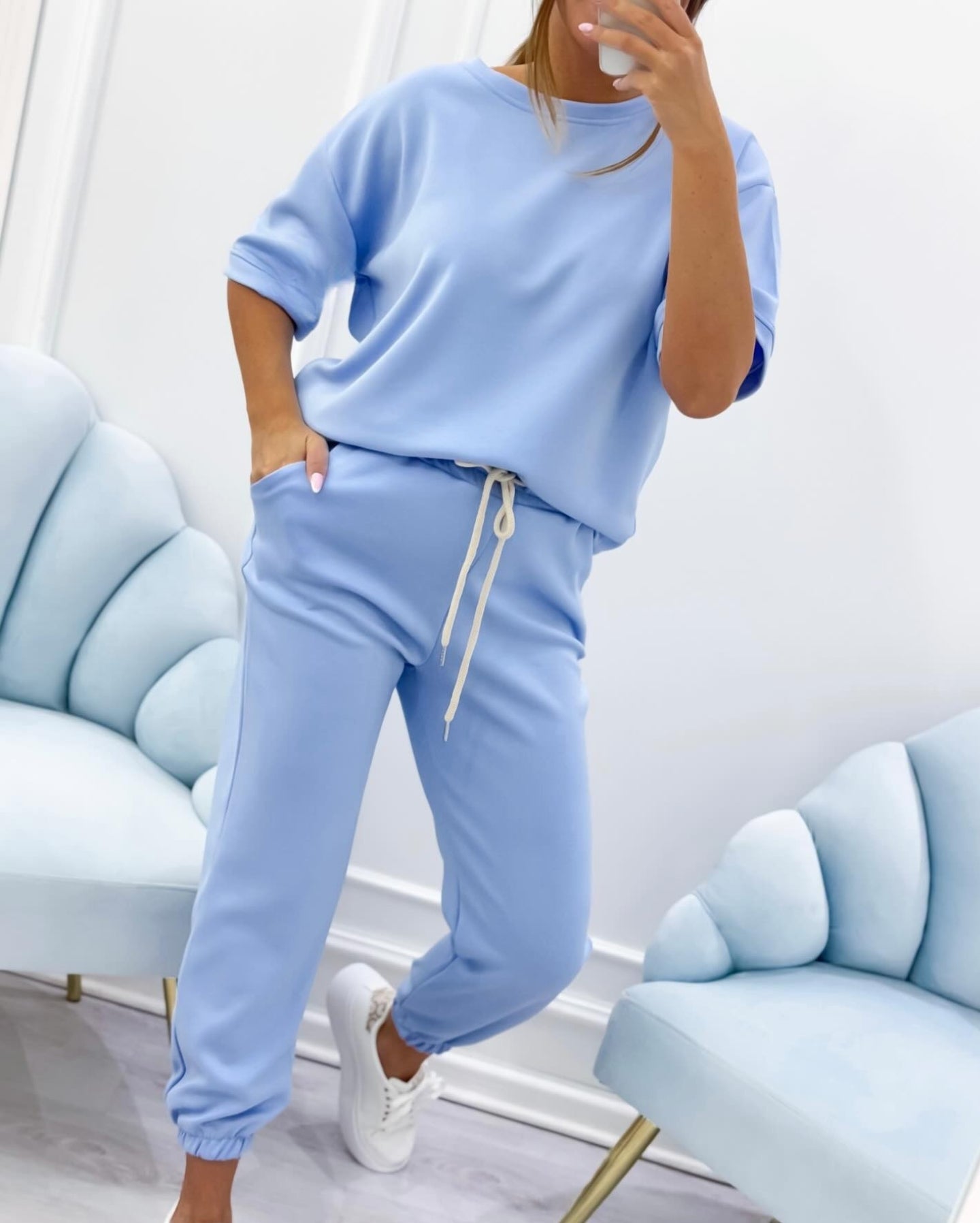 Silvina - Set Due Pezzi Con Camicia A Maniche Corte