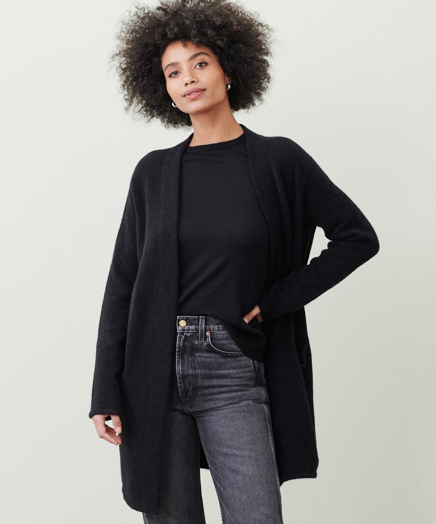 Cappotto Lungo Con Tasche