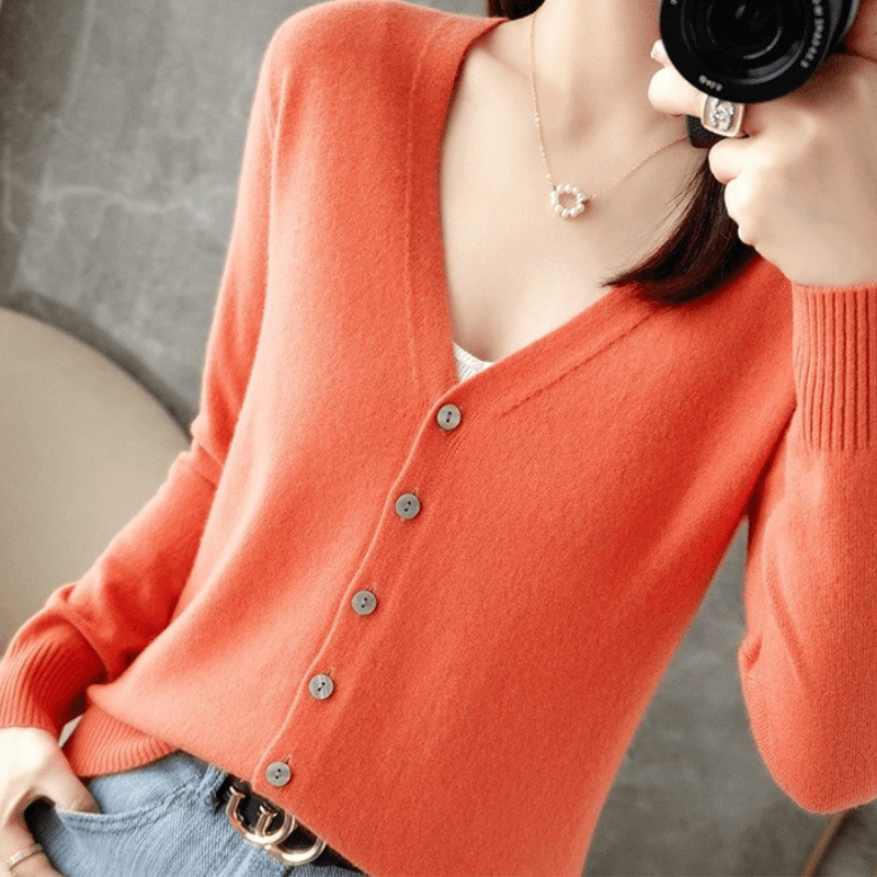 Carlotta | Cardigan In Cotone Artigianale