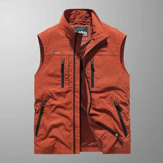 Casper – Gilet Cargo Traspirante Multitasche