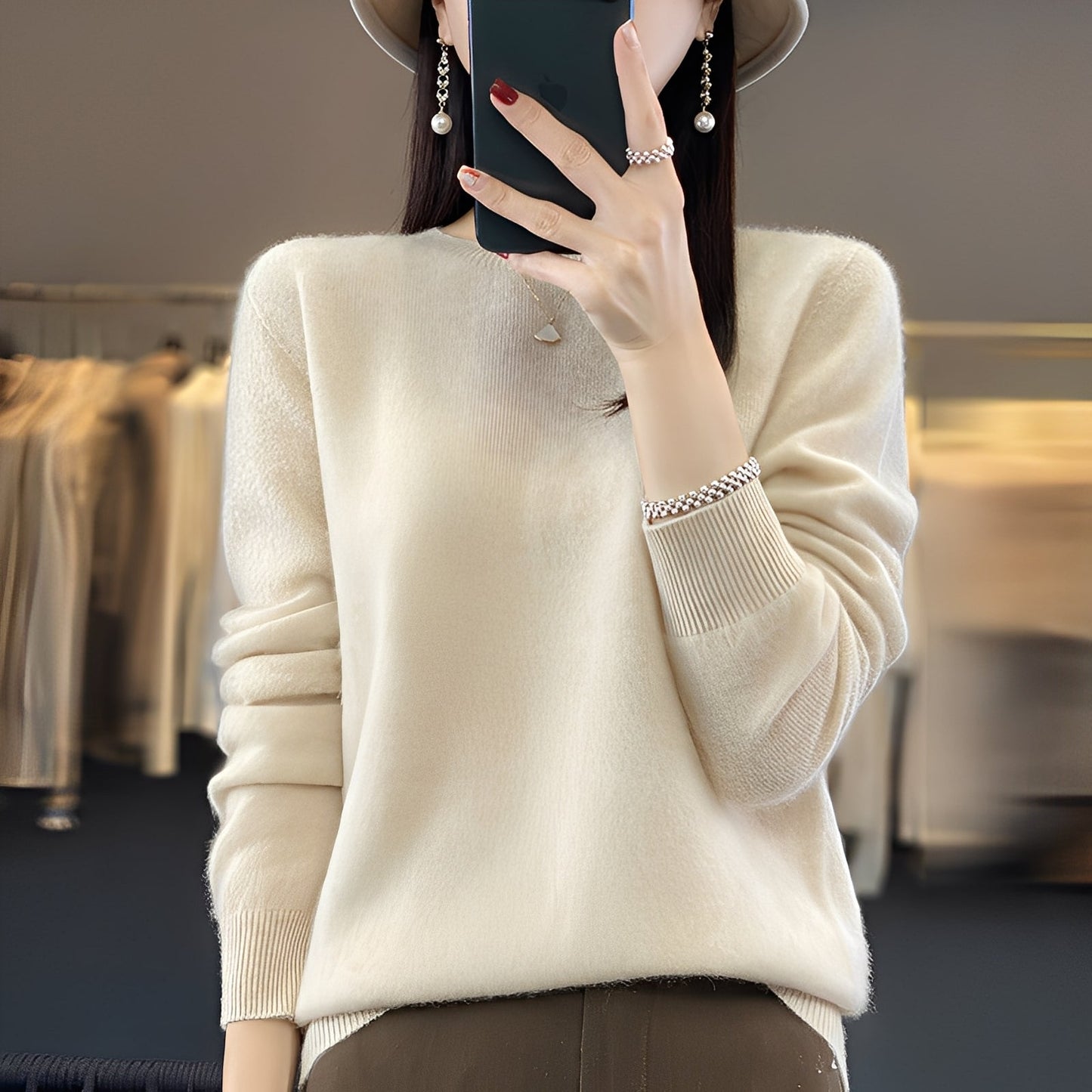Cheyanne - Maglione Elegante In Cashmere Per Donna