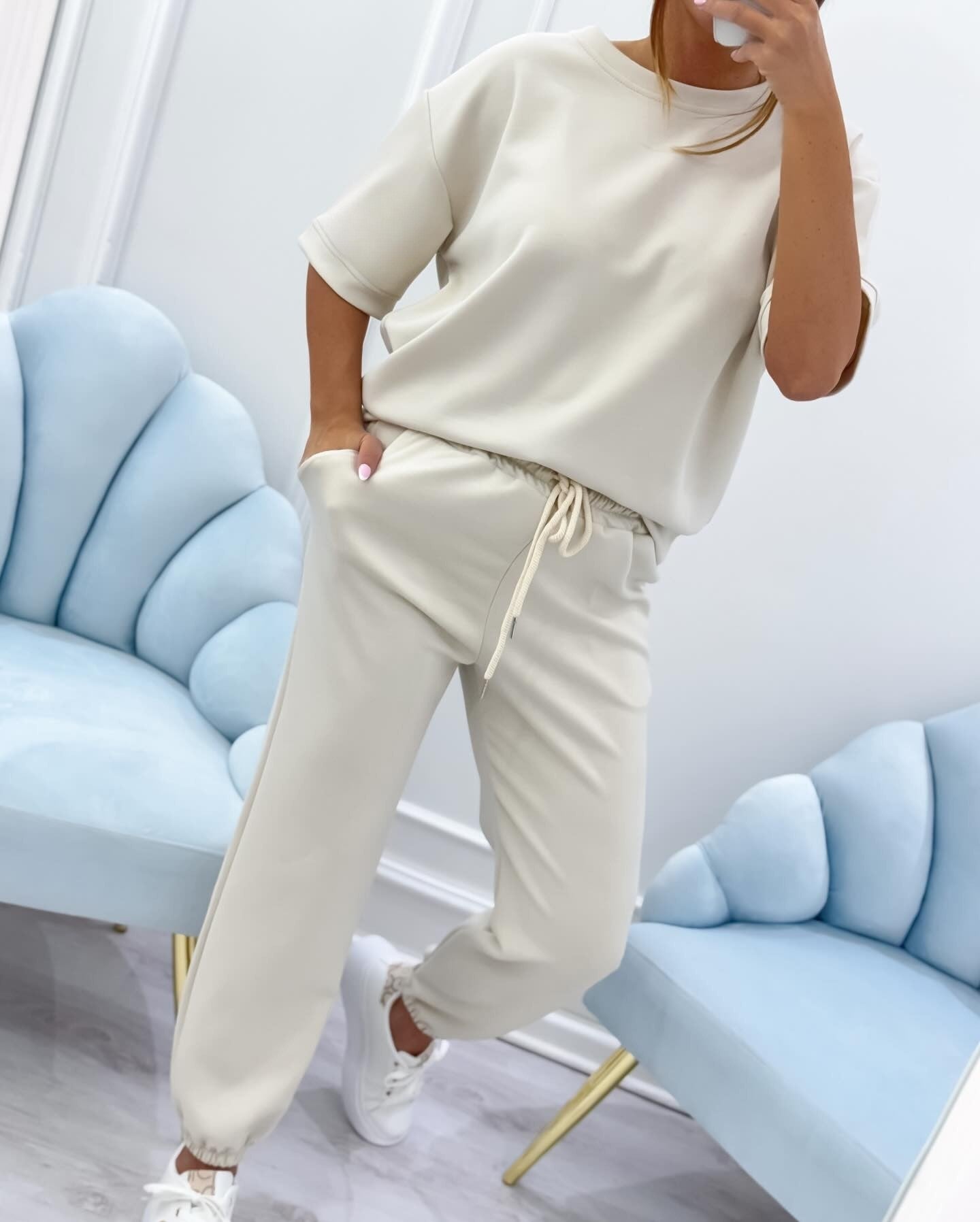 Silvina - Set Due Pezzi Con Camicia A Maniche Corte