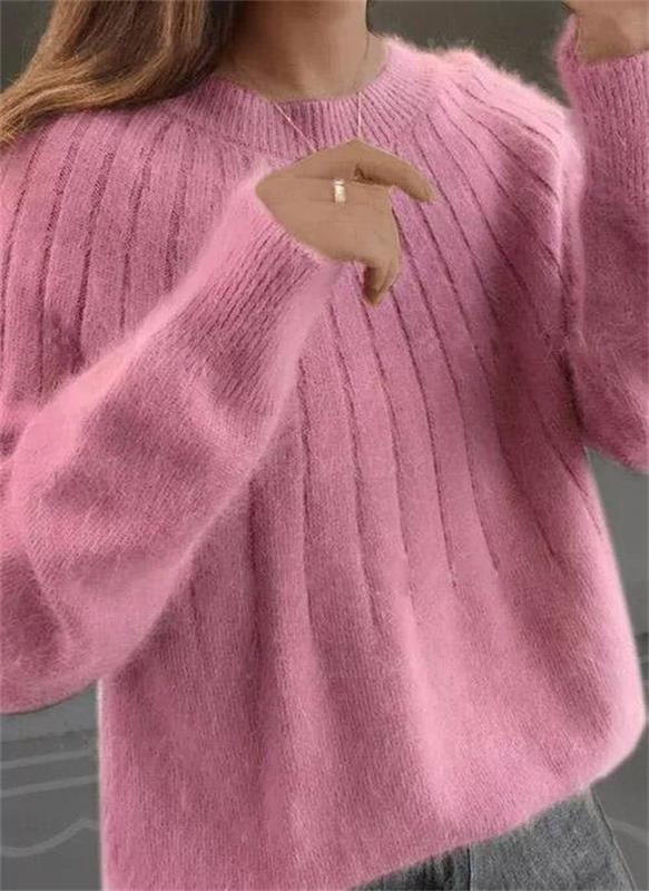 Ania - Soffice Maglione Lavorato a Maglia Di Cashmere
